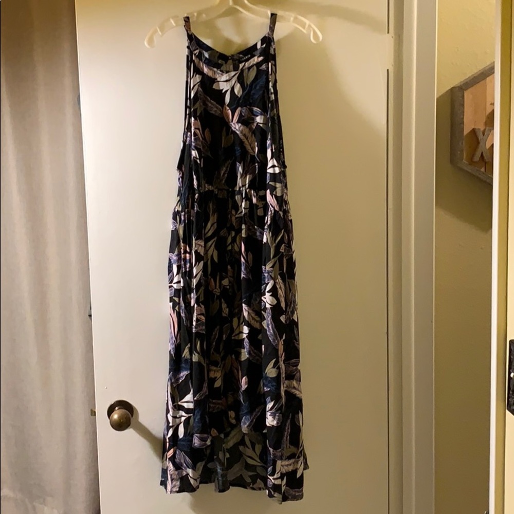 Torrid hi-lo halter neck midi dress